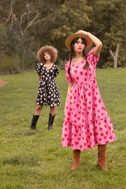 Love Hearts Midi Dress