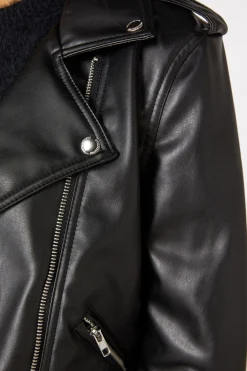 Loveless Embossed Pu Jacket