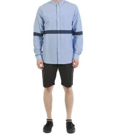 Ls Relax Fit W Printed Stripe