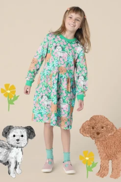 Lucy And Nina Kids Sweater Dress