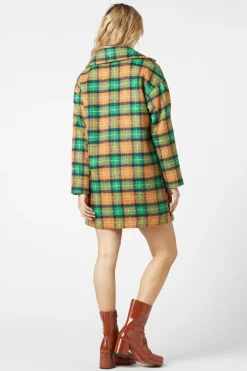Maddison Check Coat