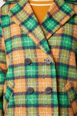Maddison Check Coat
