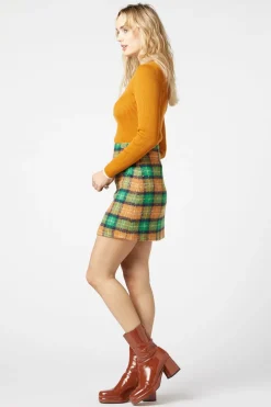 Maddison Check Skirt