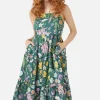 Magic Garden Midi Dress