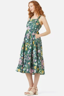 Magic Garden Midi Dress