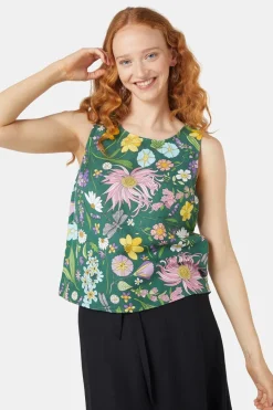 Magic Garden Shell Top