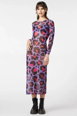 Major Meow Mesh Dress