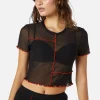 Manic Short Sleeve Babylock Mesh Top