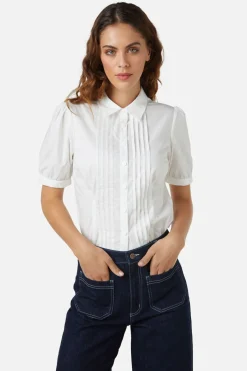 Martha Pin Tuck Blouse