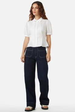 Martha Pin Tuck Blouse