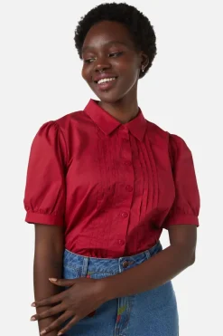 Martha Pin Tuck Blouse