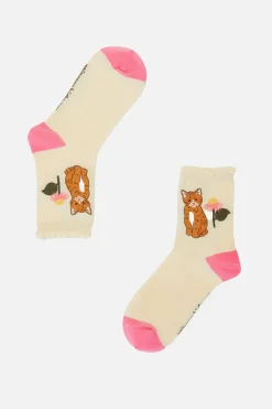 Meadow Cat Socks