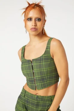 Meadow Tartan Corset