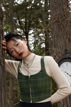 Meadow Tartan Corset