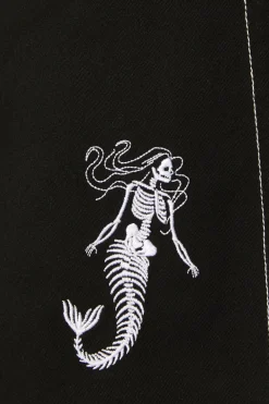 Mermaid Embroidered Skort