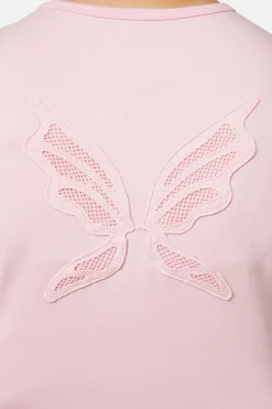 Meta Fantasy Wings Crop Tee