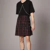 Metallic Check Tartan Kilt