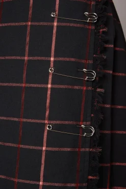 Metallic Check Tartan Kilt