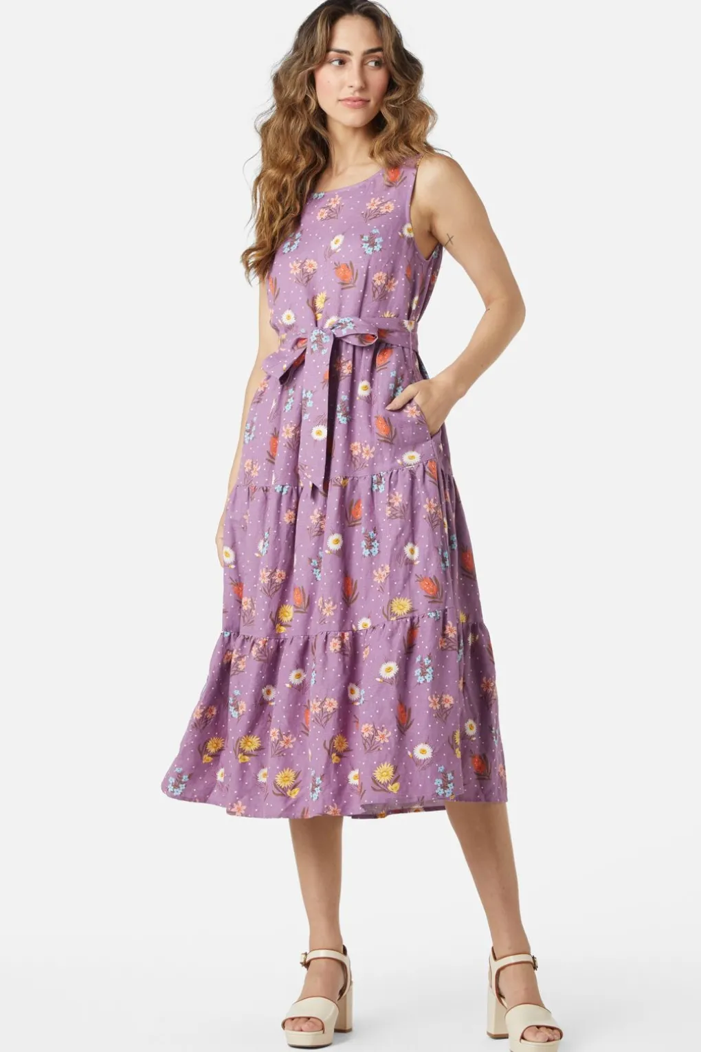 Mia Flora Midi Dress
