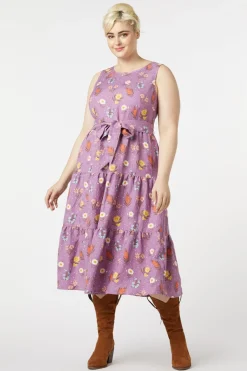 Mia Flora Midi Dress