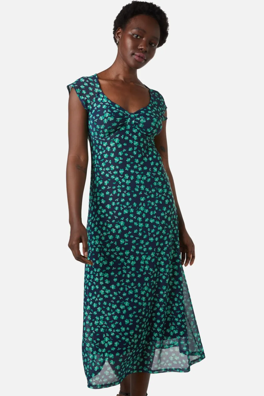 Mille Fleur Mesh Dress