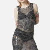 Misery Distressed Knit Dress