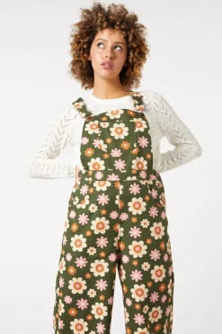 Miss 60'S Flower Overall
