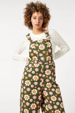 Miss 60'S Flower Overall