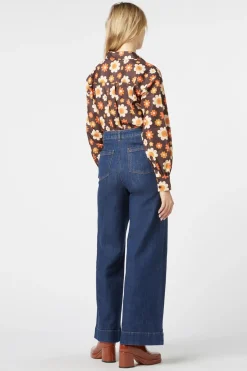 Miss 60'S Flower Shirt