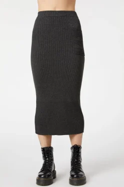 Moon Sign Knit Skirt
