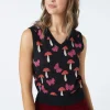Mushroom Knit Vest