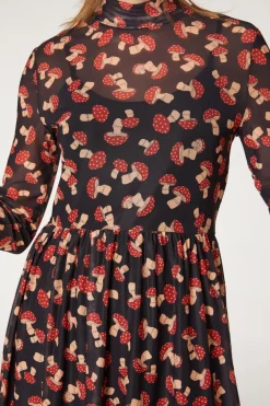 Mushroom Mesh Dress