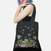 Musical Frogs Woven Tote