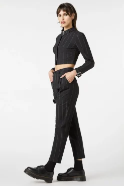 Mystery Pinstripe Blouse