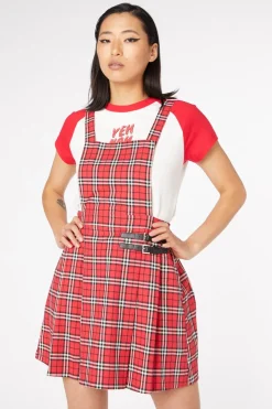 Nah Tartan Buckle Pinafore