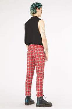 Nah Tartan Cotton Twill Pant