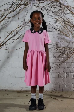 Night Sky Kids Collar Dress