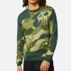 Nook Of The Garden Camo Knit Jumper