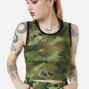 Nook Of The Garden Camo Mesh Tank