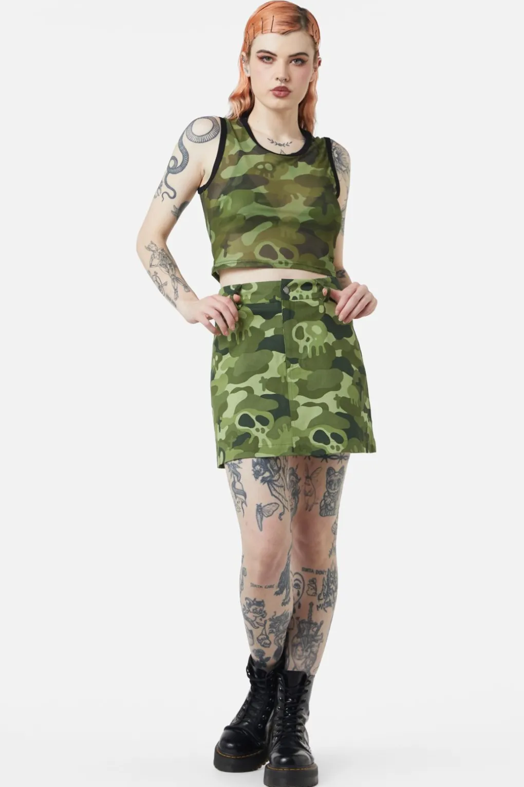 Nook Of The Garden Camo Skirt