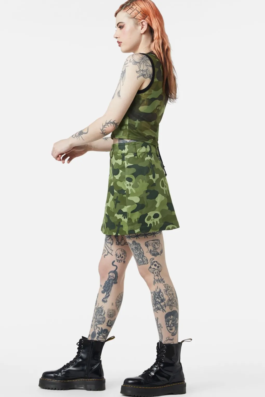 Nook Of The Garden Camo Skirt