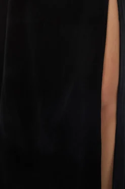 Obsidian Velvet Dress