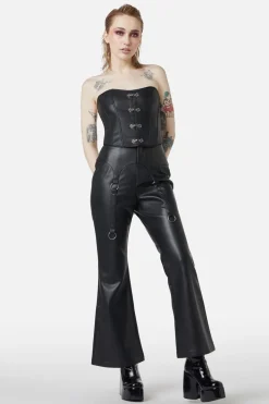 Ornate Metal Pu Corset