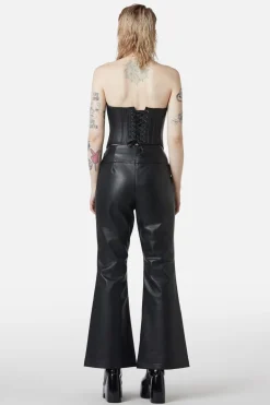 Ornate Metal Pu Corset