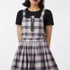 Outsider Tartan Pleat Pinny