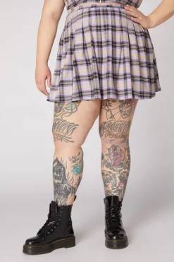 Outsider Tartan Pleat Skirt