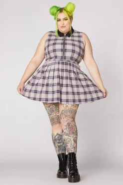 Outsider Tartan Pleat Skirt
