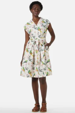 Parrot Shirt Dress