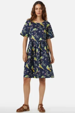 Parrot Smock Dress