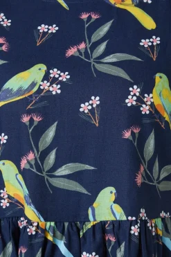 Parrot Smock Dress